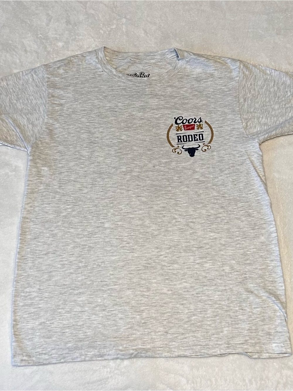 Coors Rodeo Short-Sleeve Tee - Light Gray